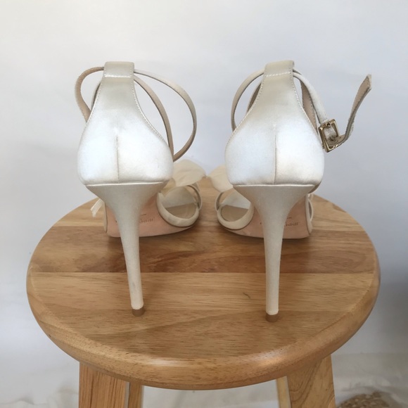 JIMMY CHOO AURELIA SATIN SANDALS - Picture 4 of 6